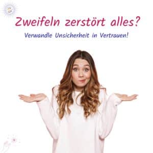 Liebt er mich noch: Zweifel und Unsicherheit zerstört die Liebe, Fragende unsichere Frau